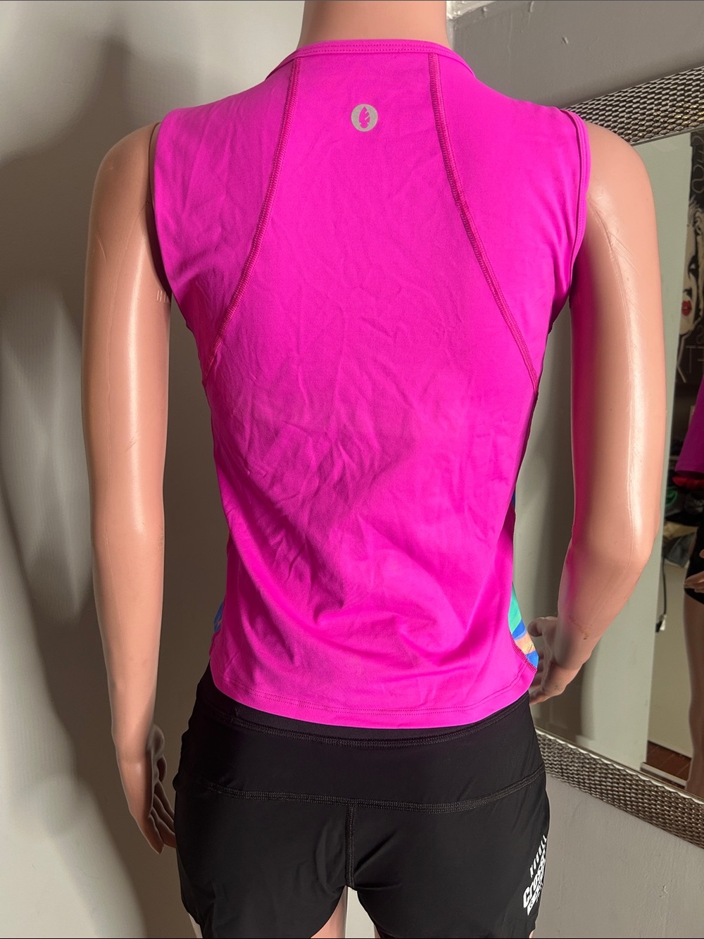 Athletic Women's Hot Pink Racerback Performance Tank